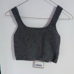 Everlane Women's Cozy Stretch Tank Grey XS NWT